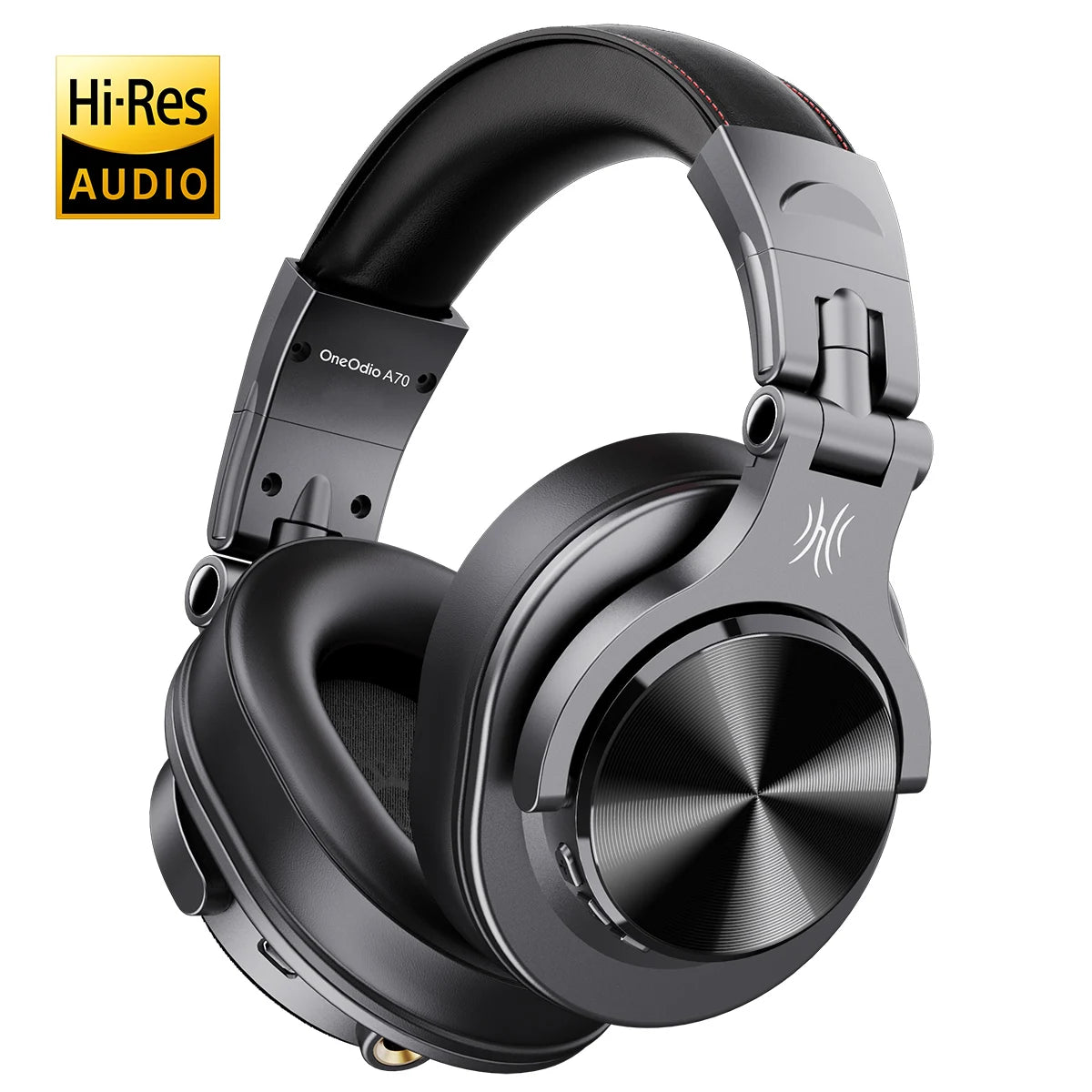 Bluetooth Wireless Headphones 72H With Mic Over Ear Hi-Res Audio 3.5/6.35mm Wired Studio DJ Mixing Monitor HiFi Headset