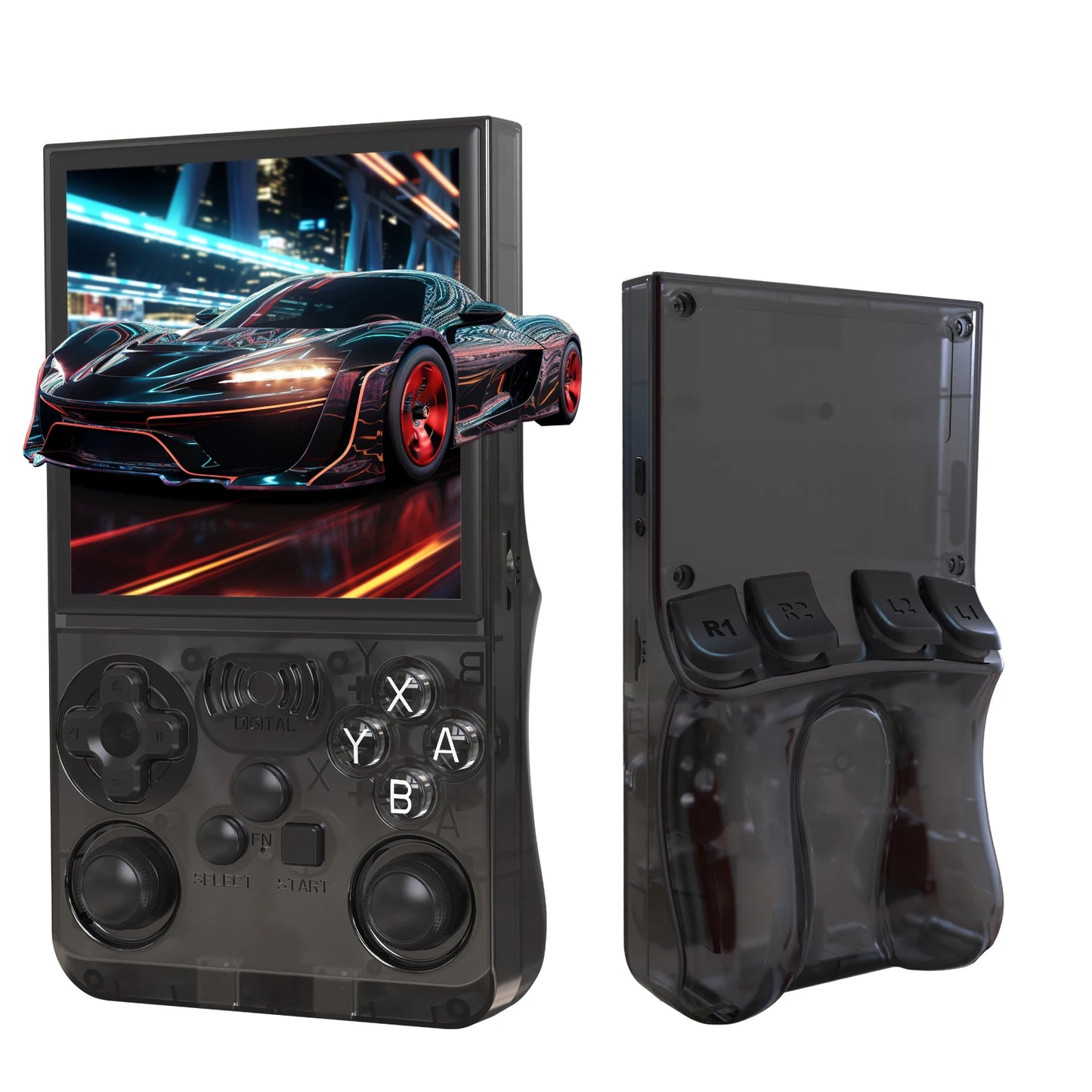 GAMINJA ANS13 4.0 Inch IPS Screen Retro Handheld Video Game Console 15000+ Games Built-in Linux Portable Pocket Gaming Console